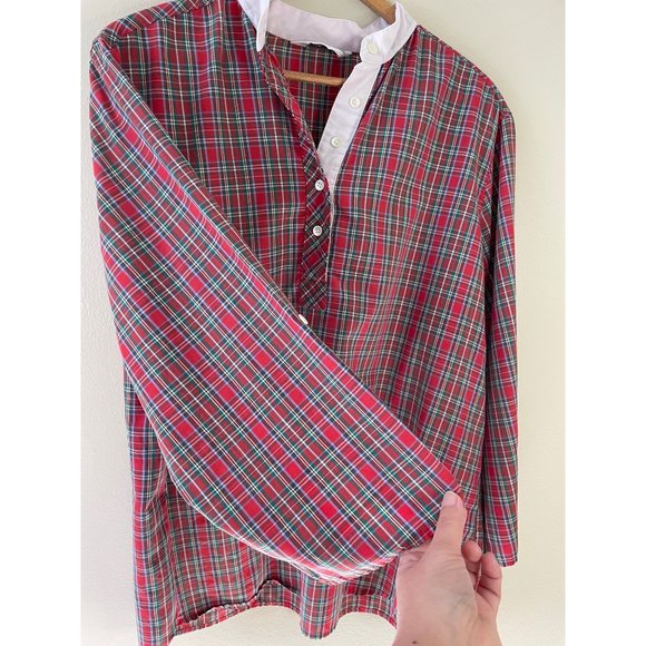 Levi Strauss & Co Checkered Ribbed Neck Top - Picture 4 of 5